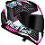 Capacete Race Tech Sector Voltkon - Branco/Pink - Imagem 3