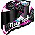 Capacete Race Tech Sector Voltkon - Branco/Pink - Imagem 1