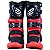 Bota ASW Image Kids Preto/Vermelho Motocross Trilha OffRoad - Imagem 2