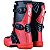 Bota ASW Image Kids Preto/Vermelho Motocross Trilha OffRoad - Imagem 3
