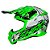 Capacete Motocross Shiro Thunder III MX-917 Verde Fluorescente - Imagem 1