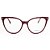 Óculos de Grau Ana Hickmann AH6365E01/53 - Vermelho - Imagem 2