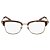 Óculos de Grau Calvin Klein CK8066 218/51 Tartaruga Dourado - Imagem 2