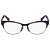 Óculos de Grau Diane Von Furstenberg DVF8061 500/52 Roxo - Retangular - Imagem 2