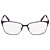 Óculos de Grau Diane Von Furstenberg DVF8058 501/53 Roxo - Retangular - Imagem 2