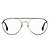 Óculos de Grau Carrera Unissex 210 54-Dourado - Imagem 2