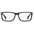 Óculos de Grau Tommy Hilfiger TH 1538/55 Preto Fosco - Imagem 2