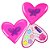 Brinquedo Infantil Little Beauty Kit Maquiagem para Bonecas Coração P&D-90999M - Imagem 2