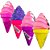 Brilho Labial Ice Cream Infantil Maria Pink MP10026 - Kit c/ 04 unid - Imagem 1