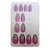 Unhas Postiças Decoradas Autocolantes Queen Nails LUA222-324-2-1 - Pcte c/ 12 unid - Imagem 3