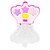 Paleta de Sombras Teen Princess Fenzza SKV12011117 - Kit c/ 06 unid - Imagem 4