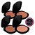 Pó Compacto Crystal Powder Obsidian Grupo 02 Ruby Rose HB-1800/G2 - Kit c/ 04 unid - Imagem 1