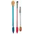 Kit com 03 Pincéis para Maquiagem PM-587 - Imagem 2