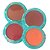 Blush Compacto Yes Paradise Safira - Kit c/ 04 unid - Imagem 1
