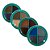 Quarteto de Sombras Yes Paradise Safira - Kit c/ 04 unid - Imagem 1