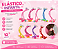 Kit Elásticos para Cabelo Infantil Miss France MF-2391 - Cartela c/ 10 unid - Imagem 3