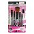 Kit com 05 Pincéis para Maquiagem Miss France MF-3701 - Imagem 1