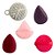 Kit com 04 Esponjas para Maquiagem e 01 Escova Massageadora Femme Paris FM3006 - Imagem 2