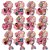 Kit com 05 Anel de Plástico Infantil DF525-DY1001 - Box c/ 12 unid - Imagem 1