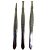 Kit com 03 Pinças para Sobrancelha Qbela Manuela! OBM930 - Pcte c/ 12 unid - Imagem 3