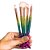 Kit com 10 Pincéis para Maquiagem Sereia - Pcte c/ 12 unid - Imagem 5