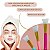 Espátula de Silicone para Limpeza Facial - Pcte c/ 12 unid - Imagem 2