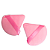 Kit com 02 Esponjas para Pó Triangular - Imagem 2