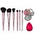 Kit com 06 Pincel de Maquiagem, Esponja e Espelho Sabrina Sato SP145 - Imagem 2