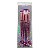 Kit De Pincel Para Maquiagem Sereia Glitter SJ-349 - Pcte c/ 12 unid - Imagem 2