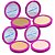 Pó Compacto Fancy Face G1 Popstar Ruby Rose HB-M406 - Box c/ 24 unid - Imagem 4