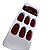 Unhas Postiças Autocolantes Sabrina Sato SP1099 - Imagem 6