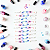 Lixa para Unhas Estampada Mandala JJ3772 - Pcte c/ 20 unidades - Imagem 3