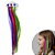 Cartela com 06 unidades de Mechas Coloridas de Cabelo com Mini Presilha - Pcte c/ 12 unid - Imagem 2