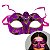 Máscara de Carnaval com Glitter - Pcte c/ 12 unid - Imagem 2