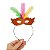 Tiara de Carnaval com Penas Coloridas e Máscara com Glitter - Imagem 5