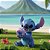 Escova Com Espelho Lilo Stitch No:0113-1 / S-0113 - Imagem 3