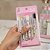 Kit com 05 Pincéis para Maquiagem Estampado Beauty Brush - Imagem 8