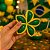 Presilha Para Cabelo Grande Verde e Amarelo Copa - Pcte 12 unid - Imagem 6