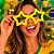 Oculos Verde e Amarelo Copa - Imagem 7
