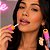 GLOSS LABIAL PARTY TIME POPSTAR G2 RUBY ROSE HB-L6406-5 DEJA VU - Imagem 6