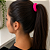 Kit com 06 Elástico Colorido de Cabelo Rabico - Imagem 2