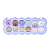 Paleta De Sombras 12 Cores Snow Mia Make 640 - Box c/ 12unid - Imagem 4