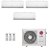 Ar-Condicionado Multi Split Inverter LG 30.000 BTUs (1x Evap HW 9.000 + 1x Evap HW 12.000 + 1x Evap HW 24.000) Quente/Frio 220V - Imagem 1