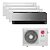 Ar Condicionado Multi Split Inverter LG 30.000 BTUS Quente/Frio 220V (+3x Cassete 1 Via LG 9.000 BTUS +1x High Wall LG Art Cool  24.000 BTUS) - Imagem 1