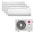Ar Condicionado Multi Inverter LG 36.000 BTUS Q/F 220V (+3x Cassete 1 Via 9.000 BTUS +1x High Wall  9.000 BTUS) - Imagem 1