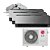 Ar Condicionado Multi Inverter LG 36.000 BTUS Q/F 220V (+2x Cassete 4 Vias 9.000 BTUS +3x Art Cool  12.000 BTUS) - Imagem 1