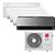 Ar Condicionado Multi Inverter LG 36.000 BTUS Q/F 220V (+1x Cassete 1 Via 9.000 BTUS +3x High Wall  9.000 BTUS +1x Art Cool 18.000 BTUS) - Imagem 1