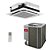 Ar-Condicionado Split Cassete 4 Vias Inverter TCL 36.000 BTUs Só Frio 220V Monofásico - Imagem 1