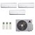 Ar-Condicionado Multi Split Inverter R-32 Gree 30.000 (2x Evap HW 9.000 + 1x Evap HW 24.000) Quente/Frio 220V - Imagem 1