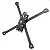 Frame HSKRC Xl5 332mm / XL8 360mm Fibra de carbono braços 4mm FPV - Imagem 5
